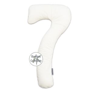 my7 Seitenschläferkissen | Bamboo Collection | Wolkenweiß