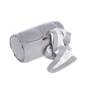 Stillrolle PLUS inkl. Stilltuch | 149 Punkte grau/kieselgrau